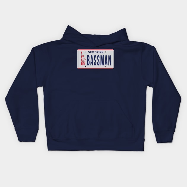 New York Bassman Kids Hoodie by chrayk57